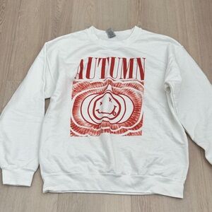 Gildan pumpkin Autumn Graphic Women's Sweater